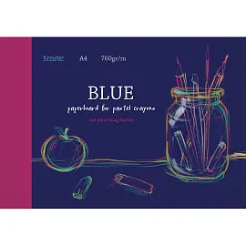 Альбом для рисования пастелью Kroyter Blue А4 10 листов