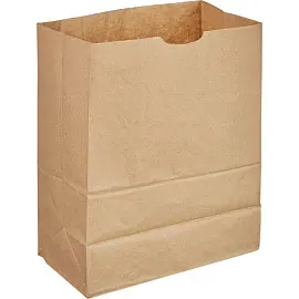 Крафт-пакет бумажный коричневый 18x12х29 см 50 г/кв.м био (1000 штук в упаковке)
