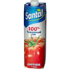 Сок Santal томатный 1 л