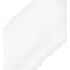 Набор обложек для тетрадей и дневников Комус Класс 10 штук в упаковке (216x350 мм, 110 мкм) прозрачные