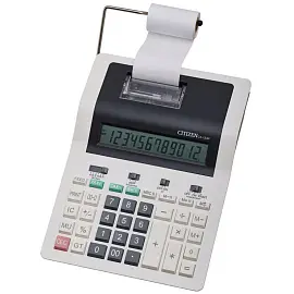 Калькулятор печатающий Citizen CX123N 12-разрядный 267x202x77 мм