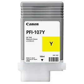 Картридж струйный Canon PFI-107Y 6708B001 желтый оригинальный