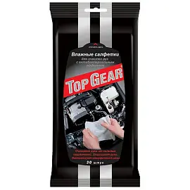 Салфетки влажные для рук Top Gear №30 (30 штук в упаковке, 48040)