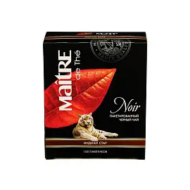 Чай Maitre Indian Star черный 100 пакетиков