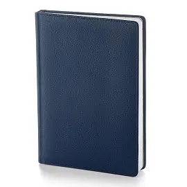 Ежедневник датированный 2024 год Attache Leader искусственная кожа А5 168 листов синий (145х206 мм)