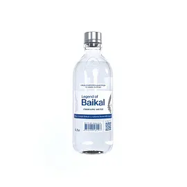 Вода питьевая Legend of Baikal газированная 0.5 л (9 штук в упаковке)
