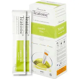 Чай Teatone зеленый 15 стиков