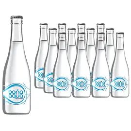 Вода питьевая Bona Aqua негазированная 0.33 л (12 штук в упаковке)