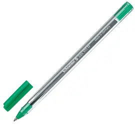 Ручка шариковая Schneider "Tops 505 M" зеленая, 1,0мм, прозрачный корпус