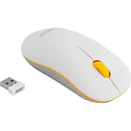 Мышь беспроводная Acer OMR200 белая/желтая (ZL.MCEEE.020)