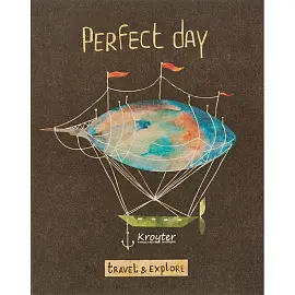 Тетрадь общая Kroyter Perfect day А5 48 листов в клетку на скрепке (обложка с рисунком)