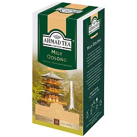 Чай Ahmad Tea "Milk Oolong", зеленый улун, с ароматом молока, 25 фольг. пакетиков по 1,8г