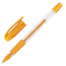 Ручка гелевая неавтоматическая Pensan Glitter Gel золотистая (толщина линии 0.75 мм)