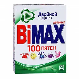 Порошок стиральный автомат BiMax 100 пятен 400 г