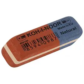 Ластик Koh-I-Noor 6521/80 из натурального каучука прямоугольный 41х14х8 мм