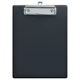 Планшет с зажимом OfficeSpace А5, ПВХ, черный