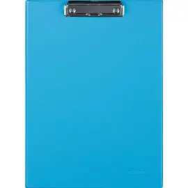 Папка-планшет с зажимом Bantex A4 голубая