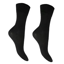 Носки мужские Классика черные без рисунка размер 25