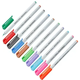 Набор шариковых ручек Pensan My-Tech 10 цветов (толщина линии 0.5 мм, 10 штук в упаковке)