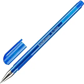 Ручка гелевая неавтоматическая Erich Krause G-Tone синяя (толщина линии 0.4 мм)