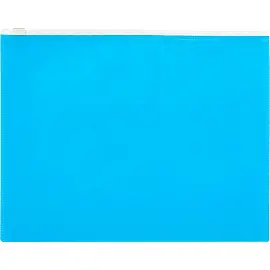 Папка на молнии Attache Color A5 голубая 160 мкм