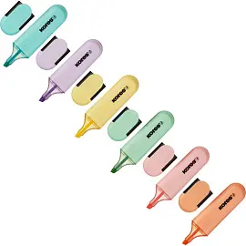 Набор текстовыделителей Kores Bright Liner Plus (толщина линии 0.5-5 мм, 6 цветов)
