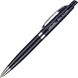 Ручка шариковая автоматическая Attache Boss черная (толщина линии 0.5 мм)