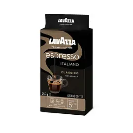 Кофе молотый Lavazza Espresso 250 г (вакуумная упаковка)