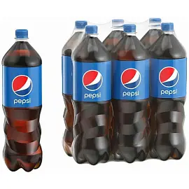 Напиток Pepsi бе/а газ. на ароматах непастеризованный ПЭТ, 1,5л 6 шт/уп