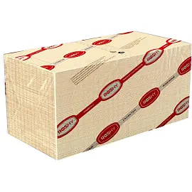 Салфетки бумажные Profi Pack 24x24 см шампань 2-слойные 250 штук в упаковке