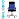 Кресло руководителя Helmi HL-E16 "Content", ткань/сетка/экокожа черная/синяя, хром Фото 0