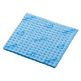 Салфетки хозяйственные Vileda Professional Бризи микроволокно (микрофибра)/вискоза/полипропилен 36x35 105 г/кв.м см синие 25 штук в упаковке (арт. про