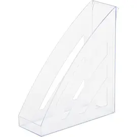Лоток вертикальный для бумаг 90 мм Attache City пластиковый прозрачный