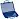 Портфель-кейс 1 отделение СТАММ, А4, 275*365*50мм, на защелках, синий Фото 1