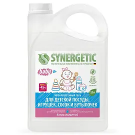 Средство для мытья посуды детской Synergetic Baby 3.5 л