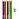 Карандаши цветные Kores 12 цветов трехгранные с точилкой, в тубусе Фото 2
