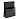 Портфель OfficeSpace "Siena", кожзам, черный, 2 отделения, метал. замок Фото 2