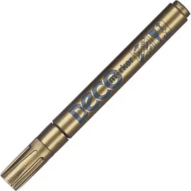 Маркер лаковый ICO DECO золотой 2-4 мм