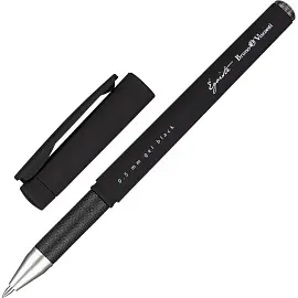 Ручка гелевая неавтоматическая Bruno Visconti Egoiste Black черная корпус soft touch (толщина линии 0.4 мм)