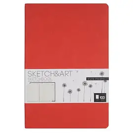 Скетчбук Bruno Visconti Sketch&Art original 140х210 100 листов (красный)