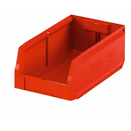 Ящик (лоток) универсальный полипропиленовый I Plast Logic Store 400x225x150 мм красный ударопрочный морозостойкий