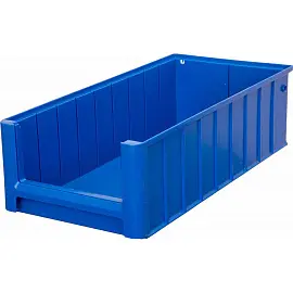 Ящик (лоток) полочный полипропиленовый SK 500х234х140 мм синий морозостойкий