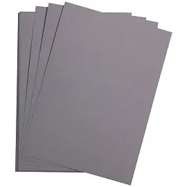 Цветная бумага 500*650мм, Clairefontaine "Etival color", 24л., 160г/м2, темно-серый, легкое зерно, 30%хлопка, 70%целлюлоза