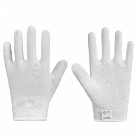 Перчатки рабочие защитные Чибис ПА нейлоновые белые (13 класс, размер 8, M)