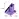 Подставка-органайзер для канцелярских принадлежностей Attache Акварель 4 отделения фиолетовая 11.1x11.5x12.2 см Фото 2