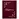 Папка адресная бумвинил "ПОЗДРАВЛЯЕМ!" с виньетками, А4, бордовая, индивидуальная упаковка, STAFF "Basic", 129632