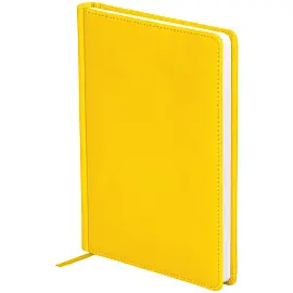 Ежедневник недатированный, А5, 136л., кожзам, OfficeSpace "Winner", желтый