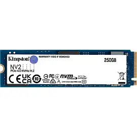 SSD накопитель Kingston 250Gb NV2 M.2 PCI-E 4.0 x4,NVMe (SNV2S/250G)