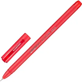 Ручка шариковая неавтоматическая Unomax Joytron красная (толщина линии 0.3 мм)