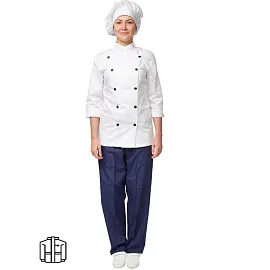 Куртка для пищевого производства у14-КУ женская белая (размер 60-62, рост 158-164)